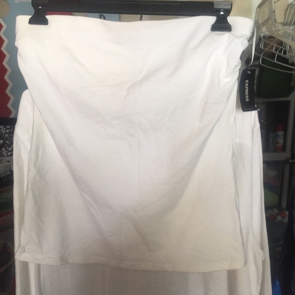 Strapless top